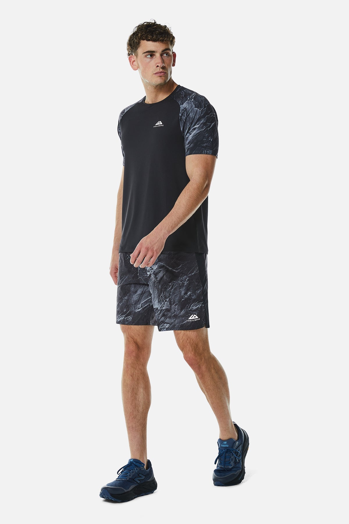 Trailberg Vertex Obsidian Tee - Black/Neon Lime