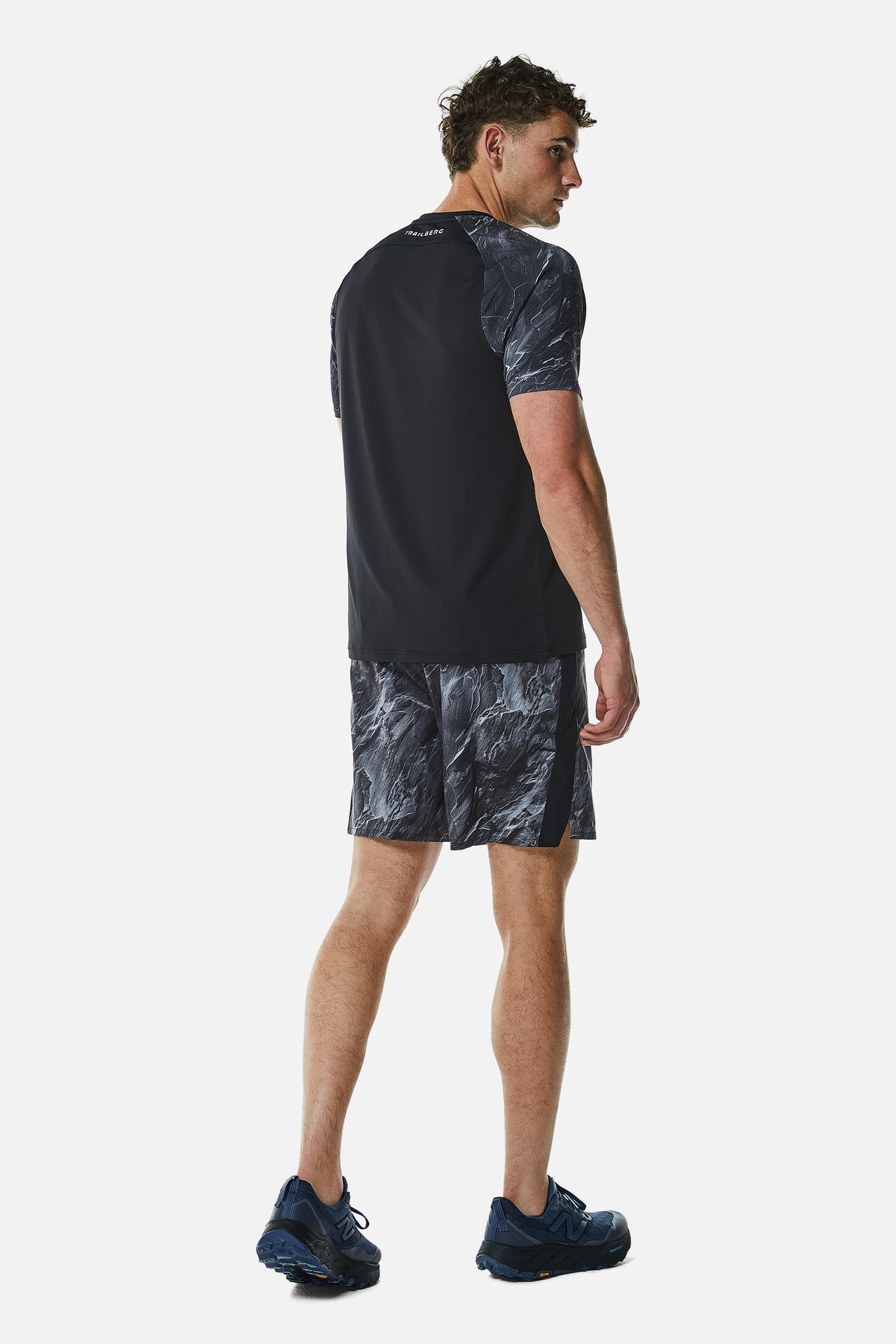 Trailberg Vertex Obsidian Tee - Black/Neon Lime