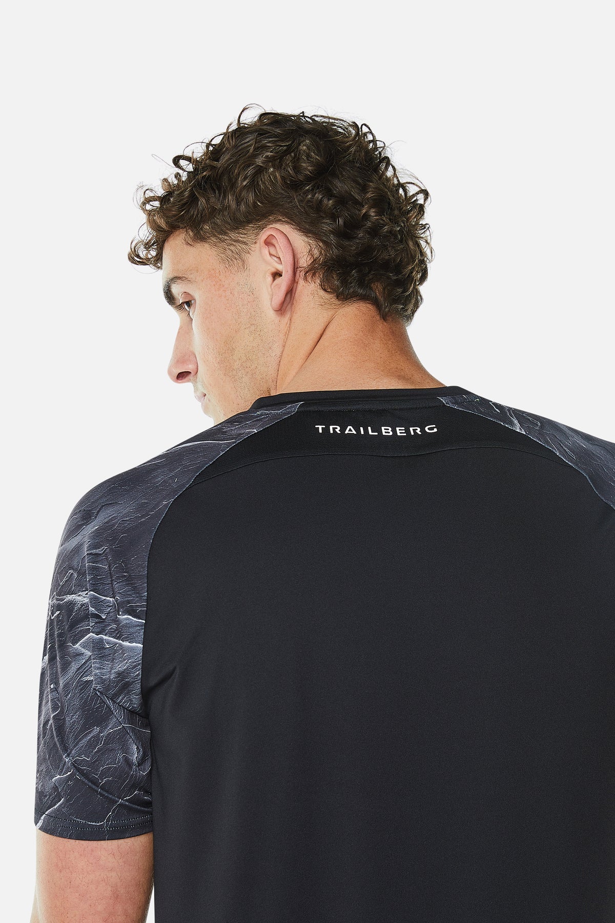 Trailberg Vertex Obsidian Tee - Black/Neon Lime