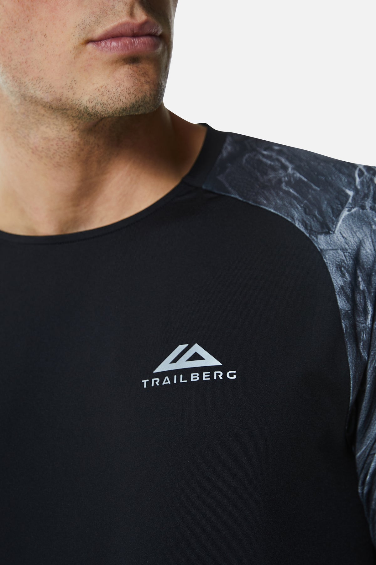 Trailberg Vertex Obsidian Tee - Black/Neon Lime