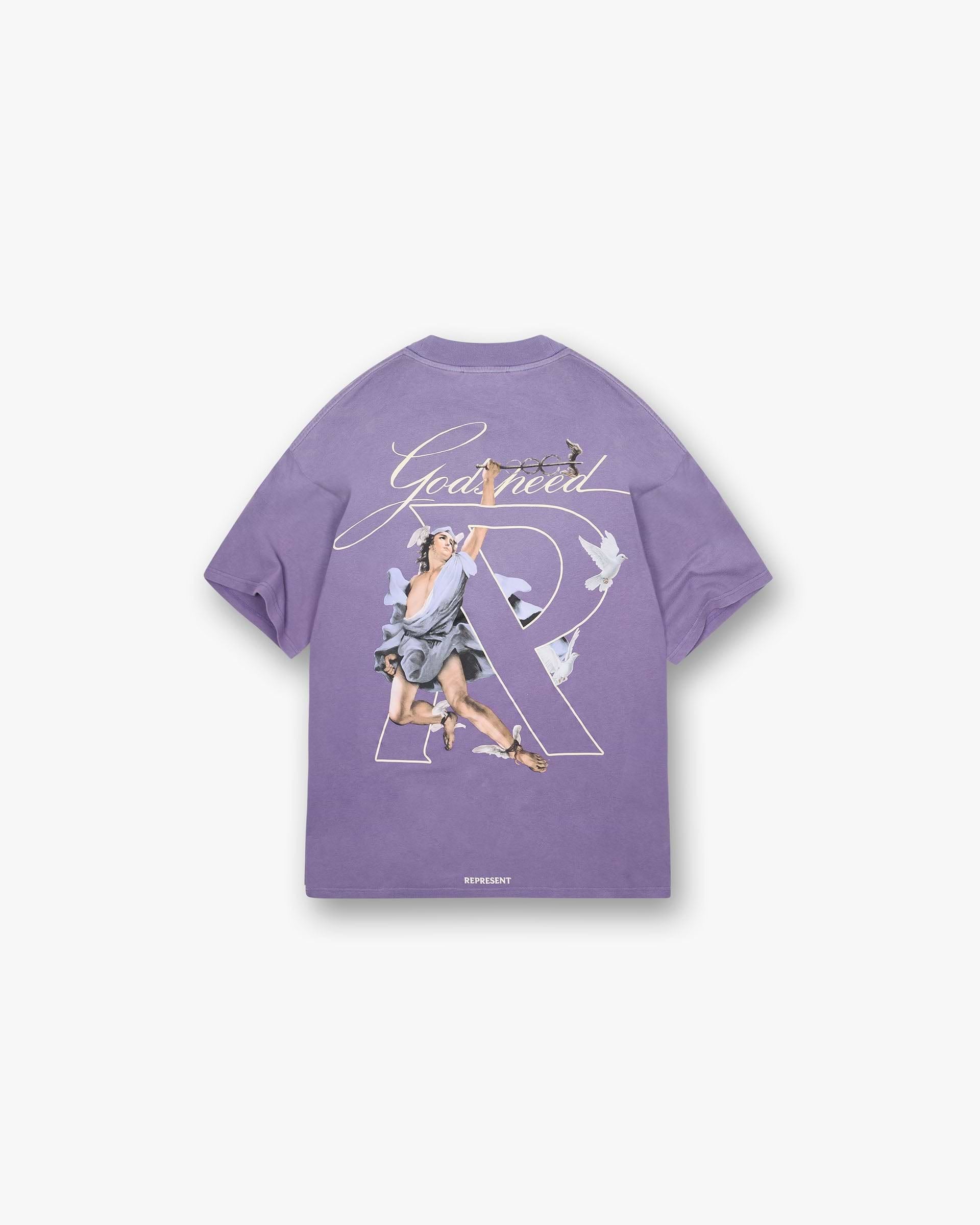 Represent Hermes T-Shirt Purple