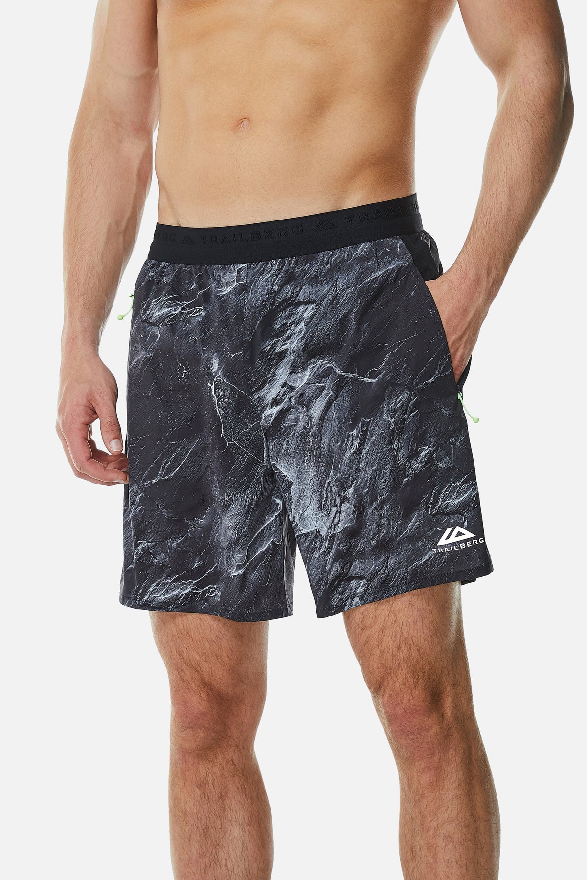 Trailberg Vertex Obsidian Short - Black/Neon Lime