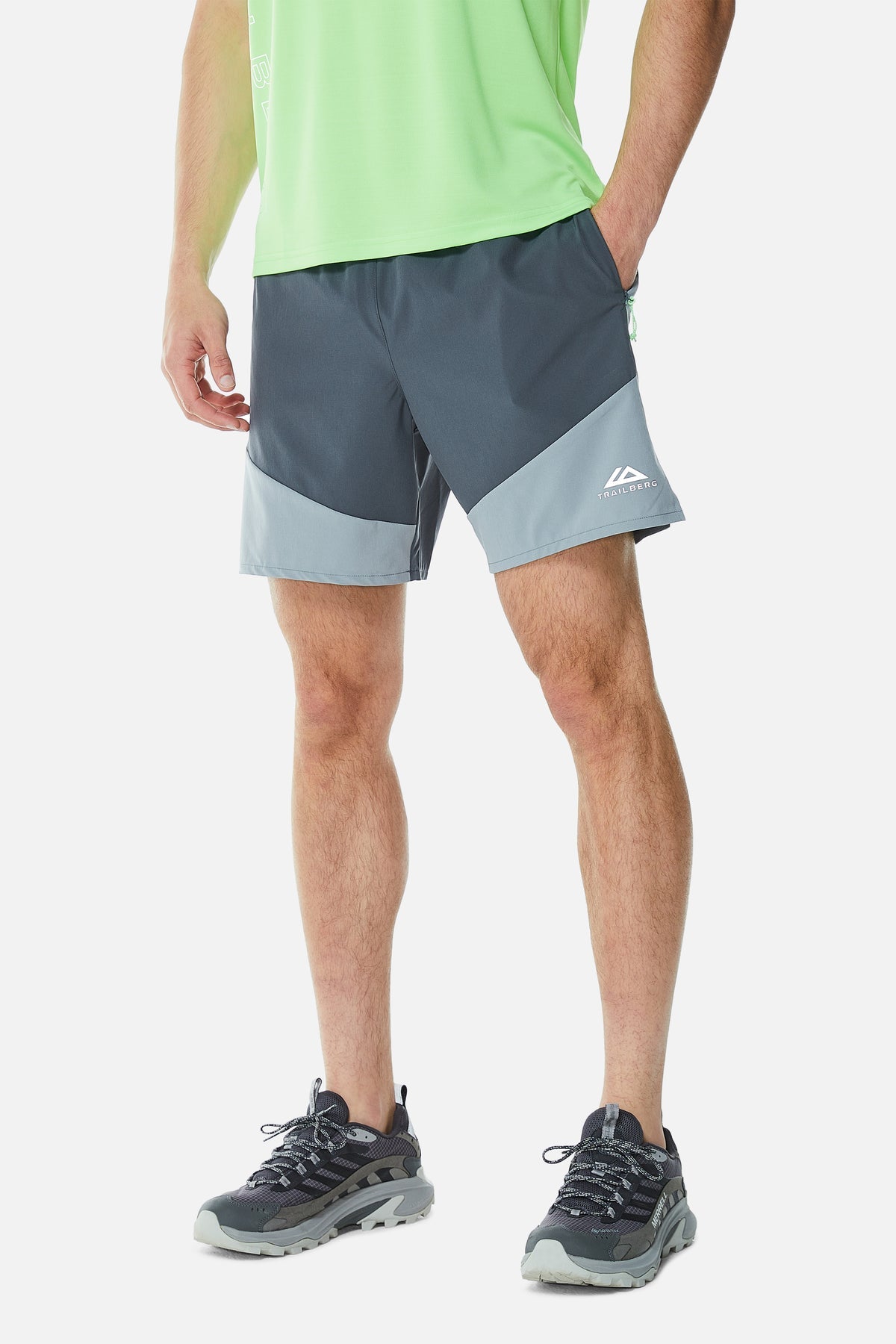 Trailberg Surge Short - Iron Grey/Moon Grey