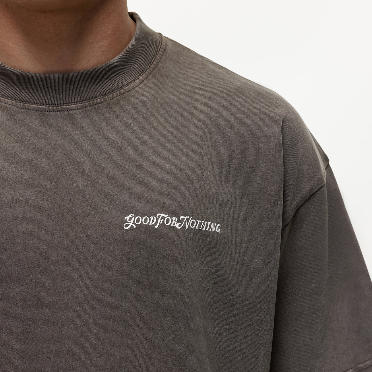 Good For Nothing Vintage Washed Taupe T-Shirt