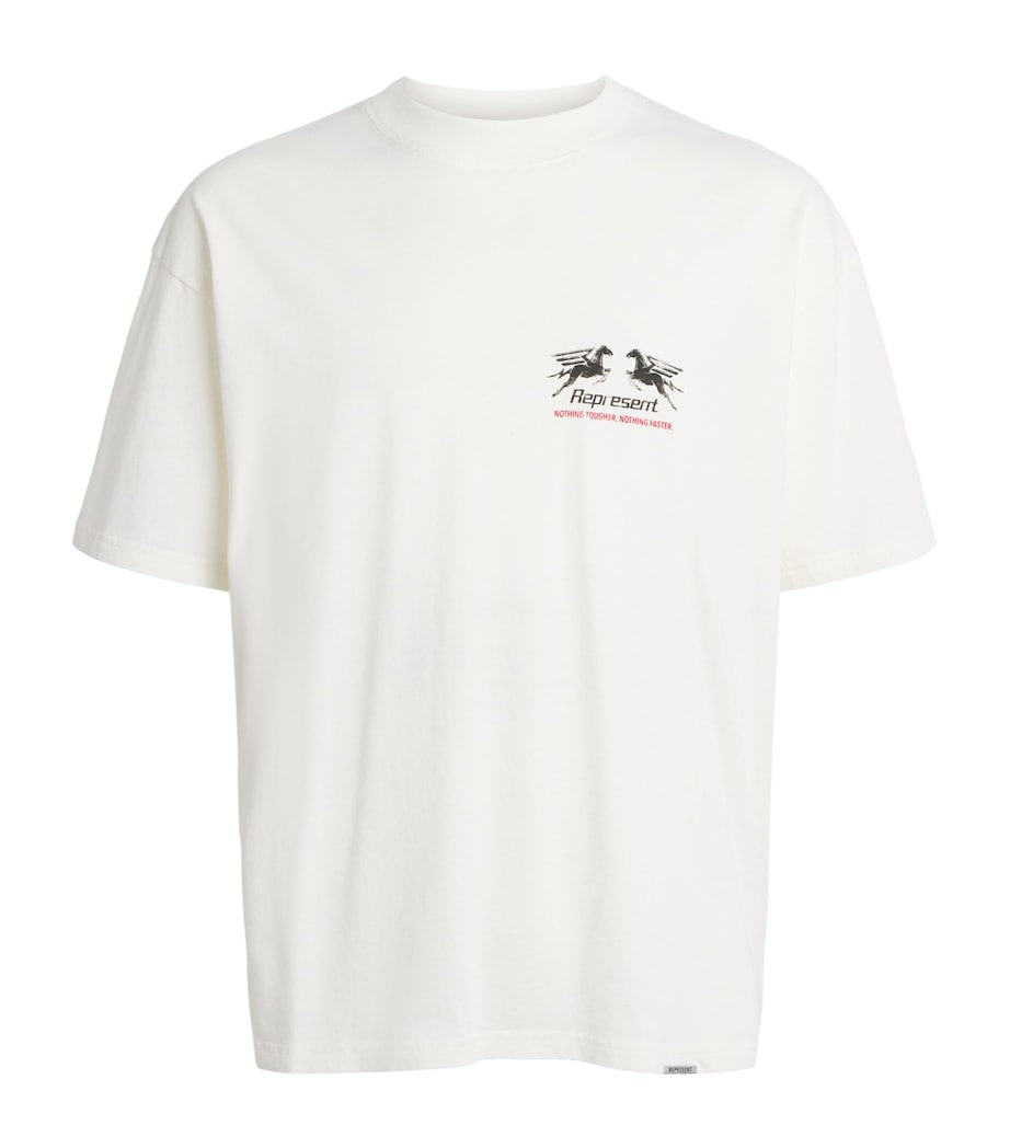 Represent 24 Hour Service T-Shirt Flat White