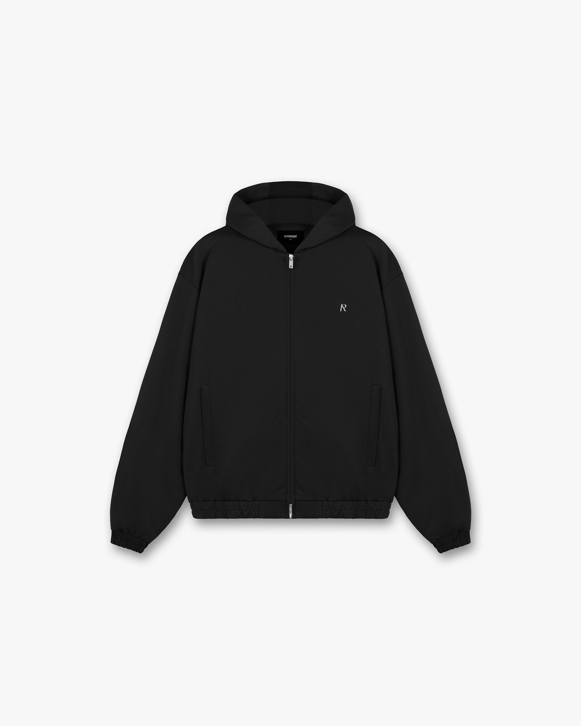 Represent Hooded Tracksuit Jacket Jet Black
