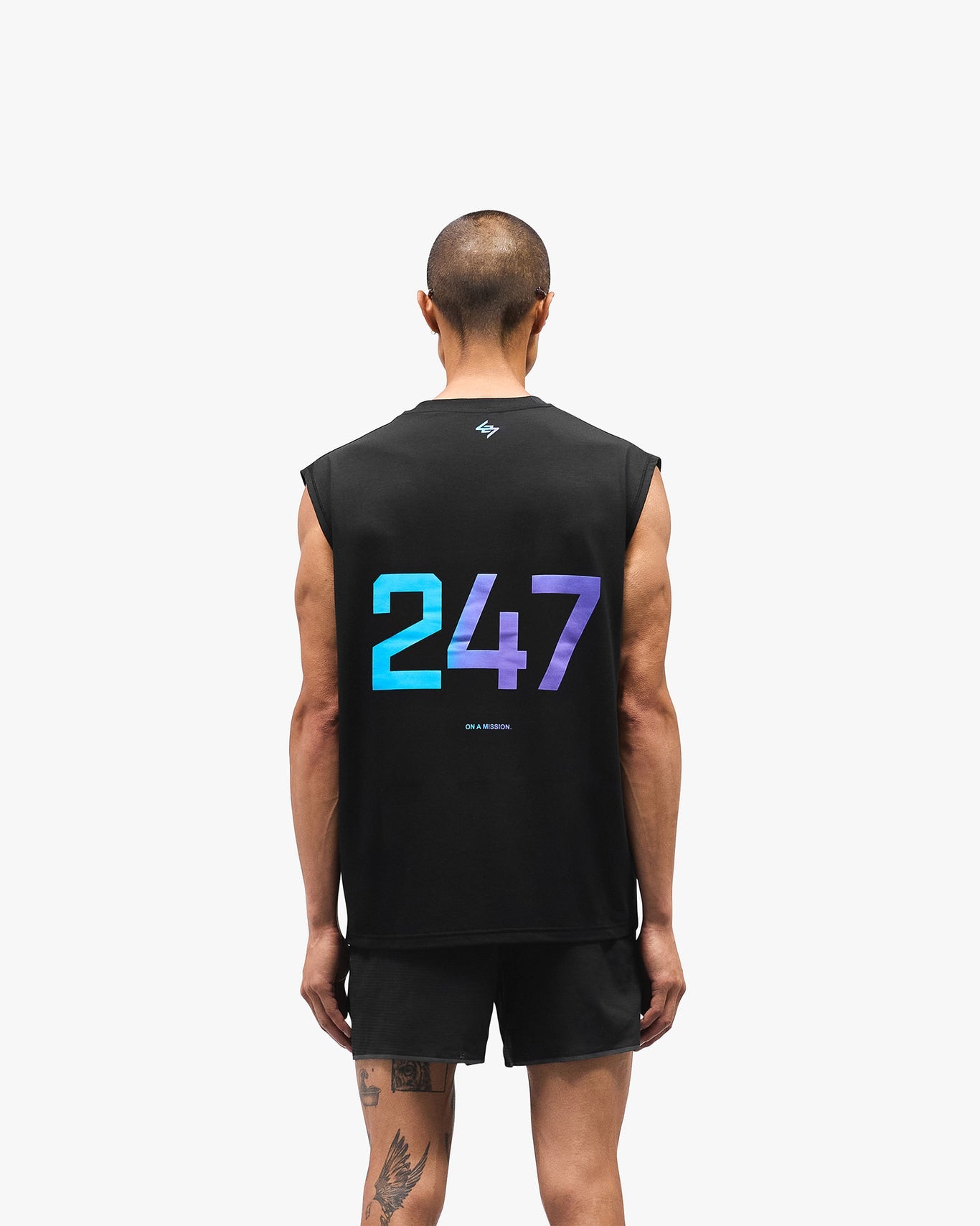 Represent 247 Oversized Tank Purple Fade