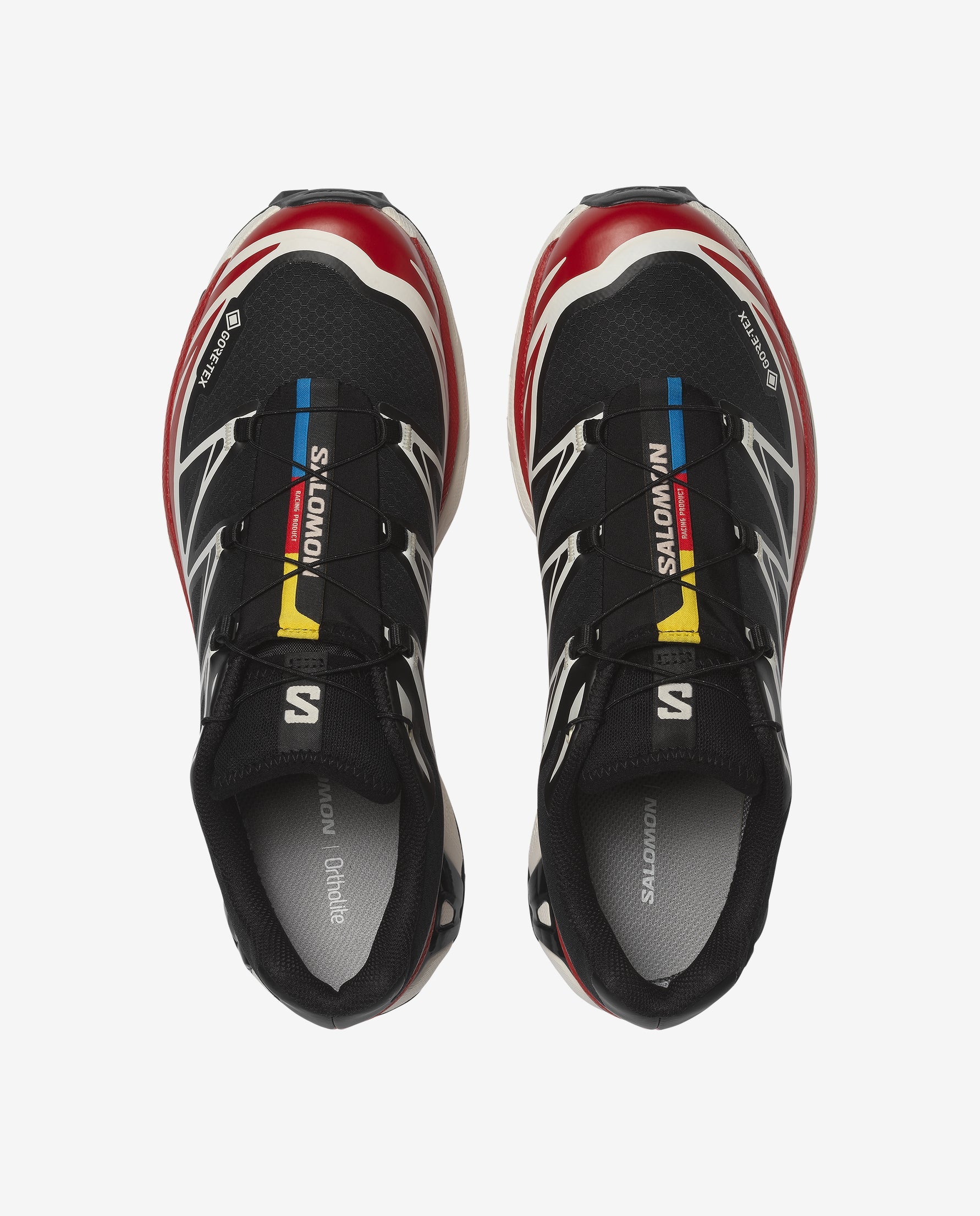 Salomon XT-6 Gore-Tex Black / Flame Scarlet / Vanilla Ice