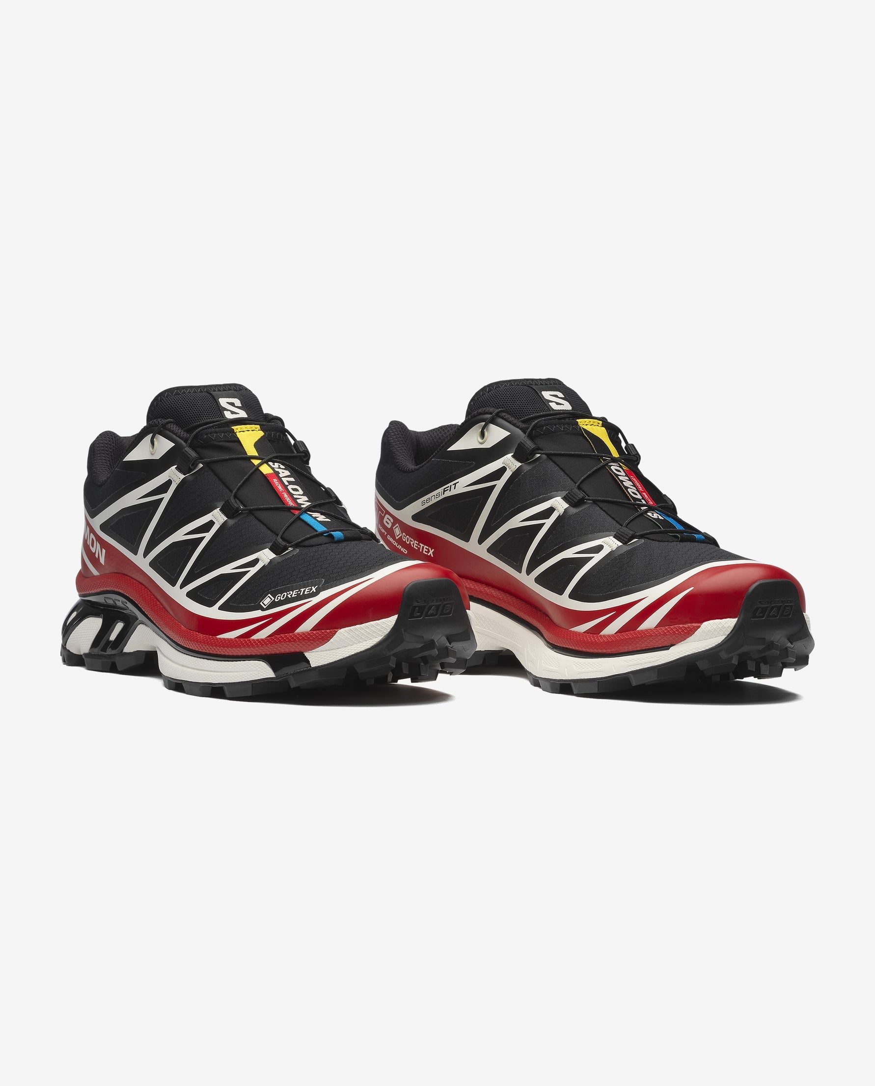 Salomon XT-6 Gore-Tex Black / Flame Scarlet / Vanilla Ice