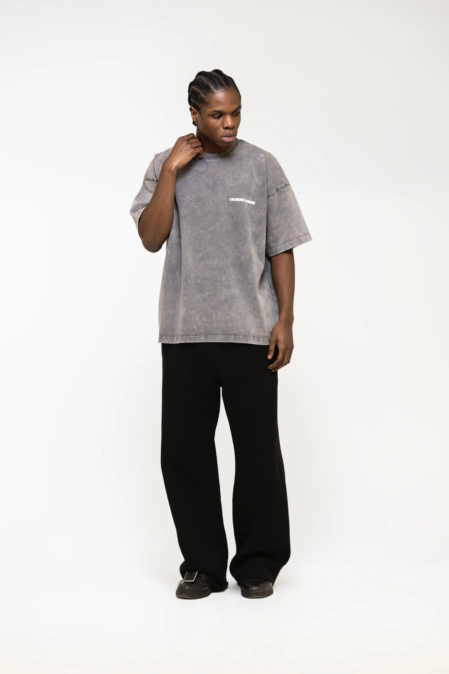 Chambre Studios Logo T-Shirt Acid Grey