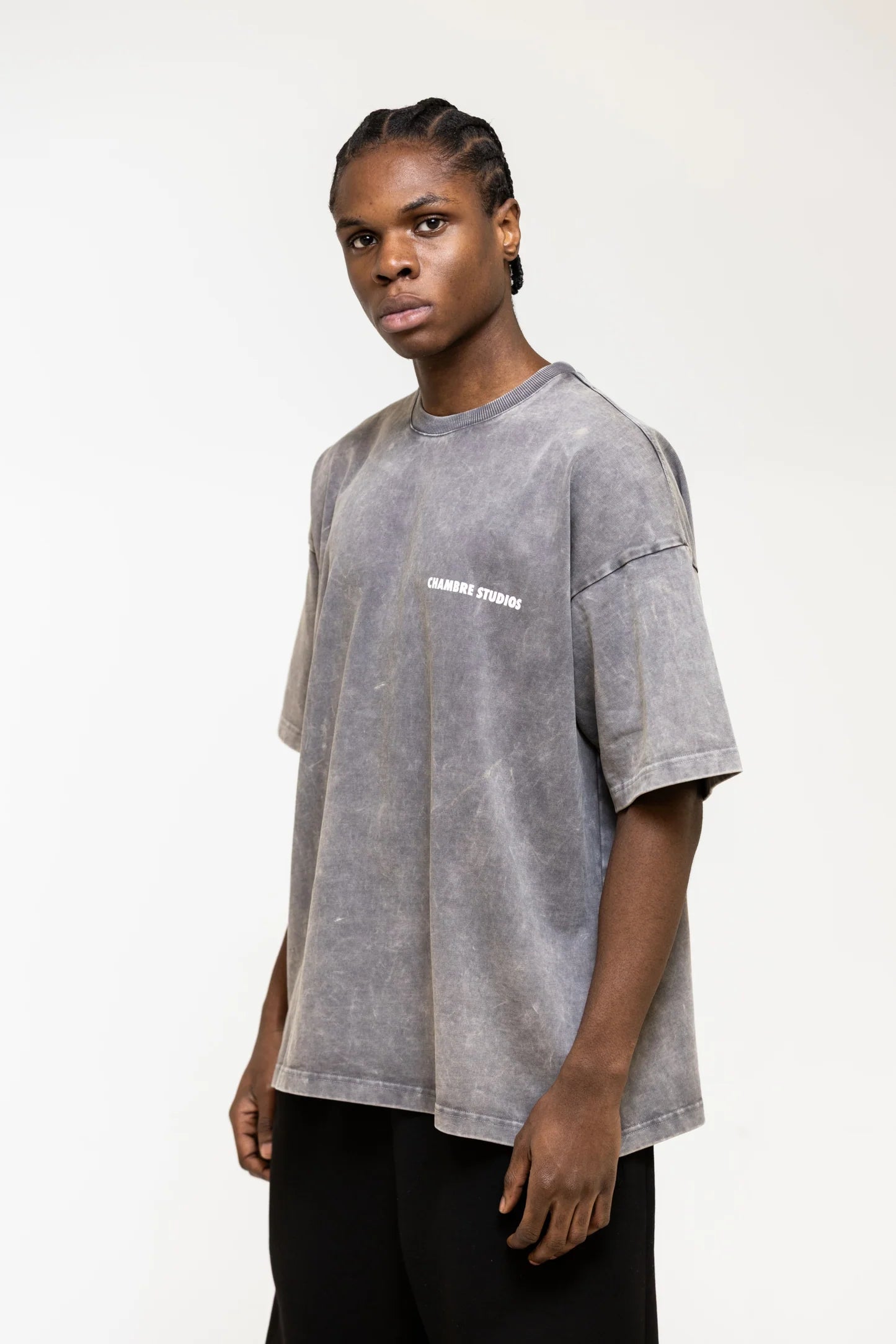 Chambre Studios Logo T-Shirt Acid Grey