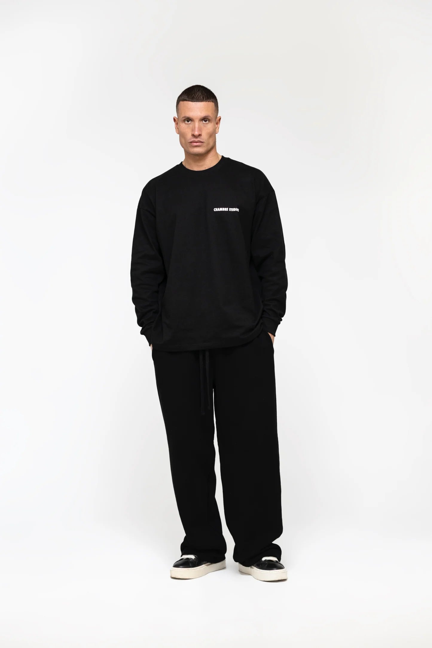Chambre Studios Logo LS T-Shirt Black