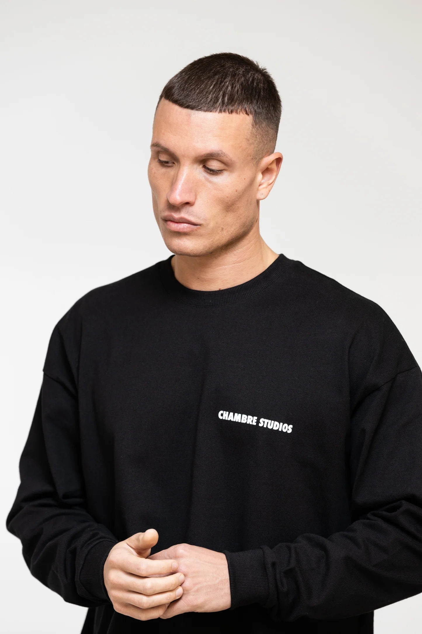 Chambre Studios Logo LS T-Shirt Black