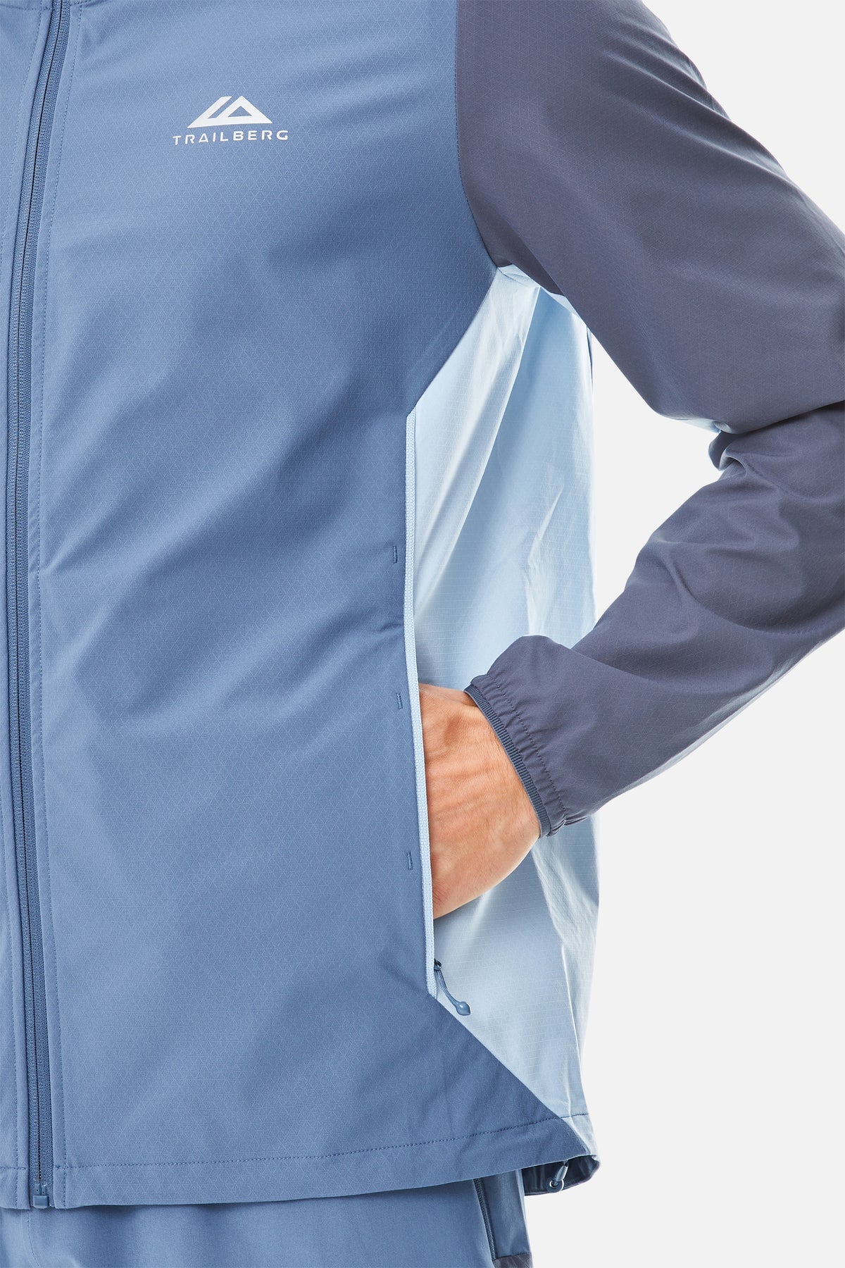 Trailberg AW25 Triathlon Windbreaker - Breeze / Eclipse Blue / Blue Frost