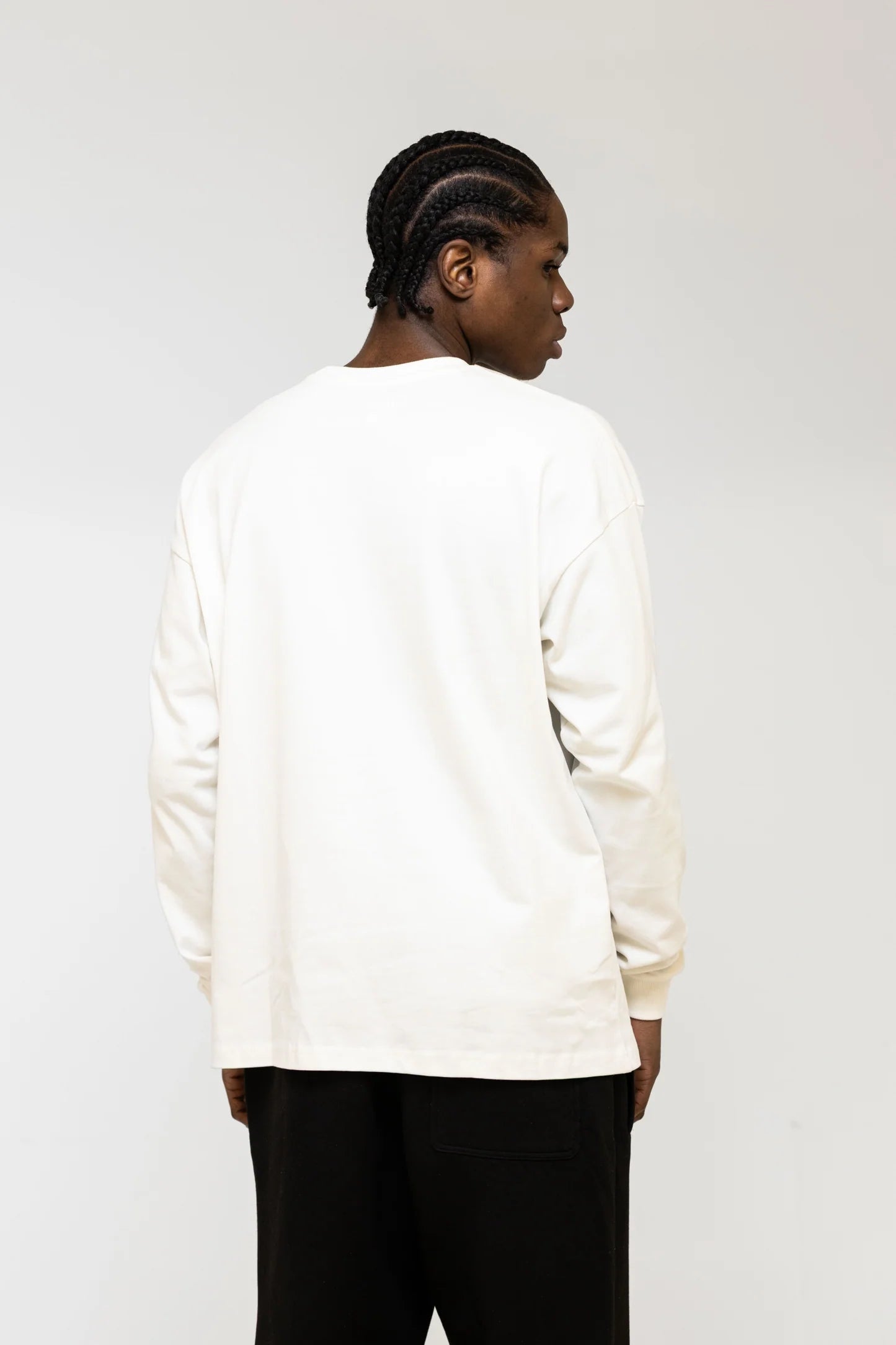 Chambre Studios Logo LS T-Shirt White