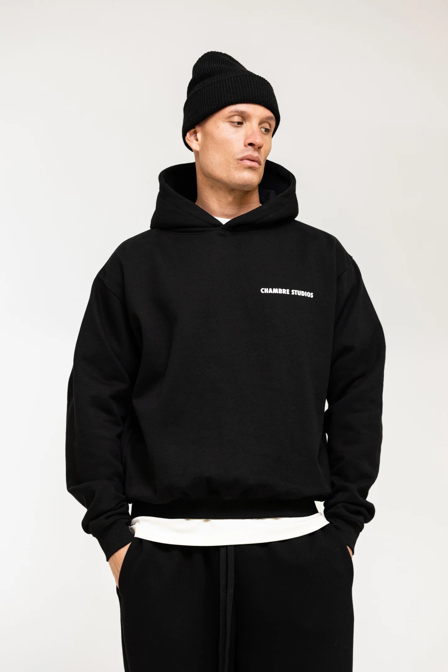 Chambre Studios Logo Hoodie Black