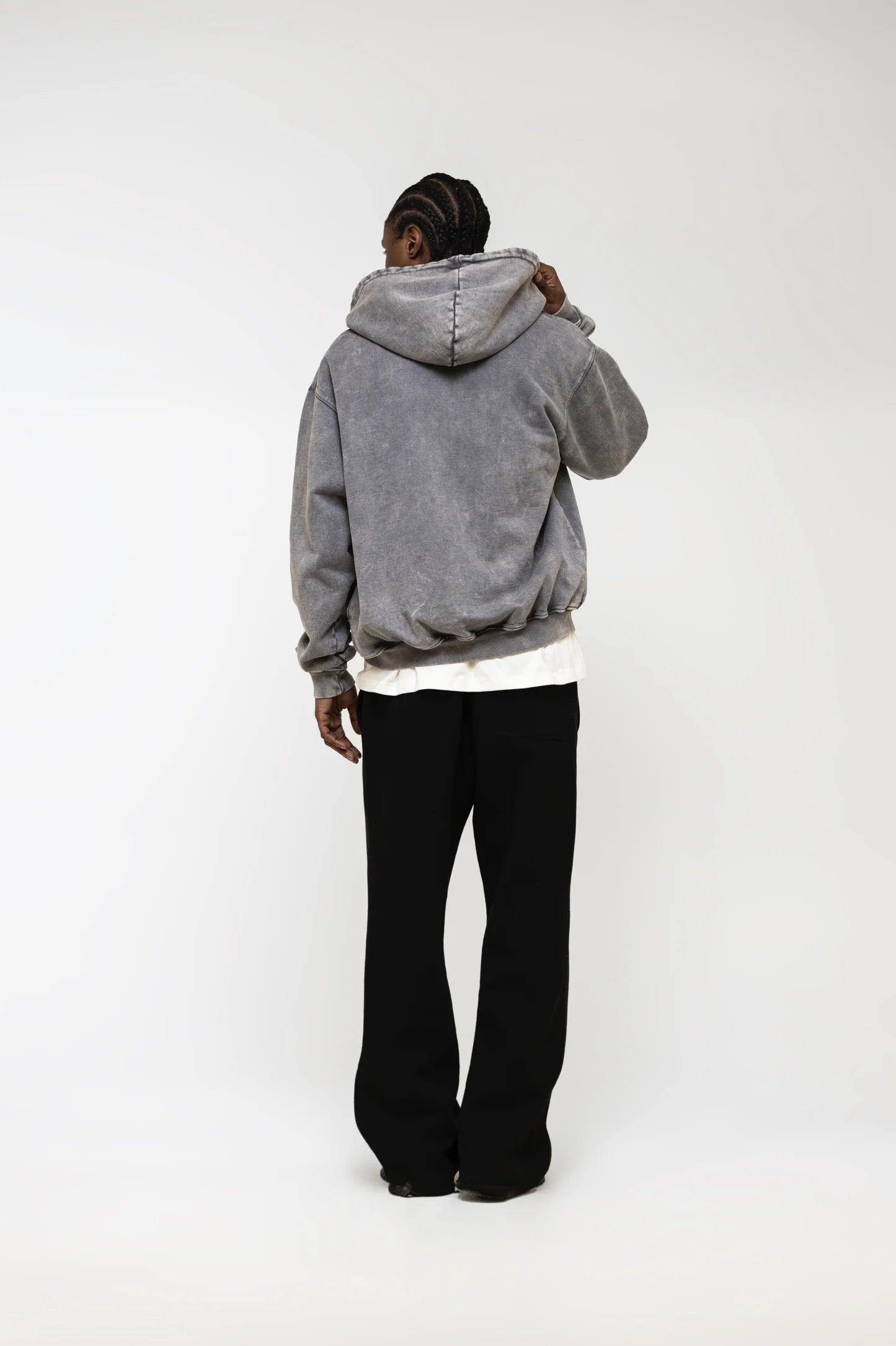 Chambre Studios Logo Zip Acid Grey