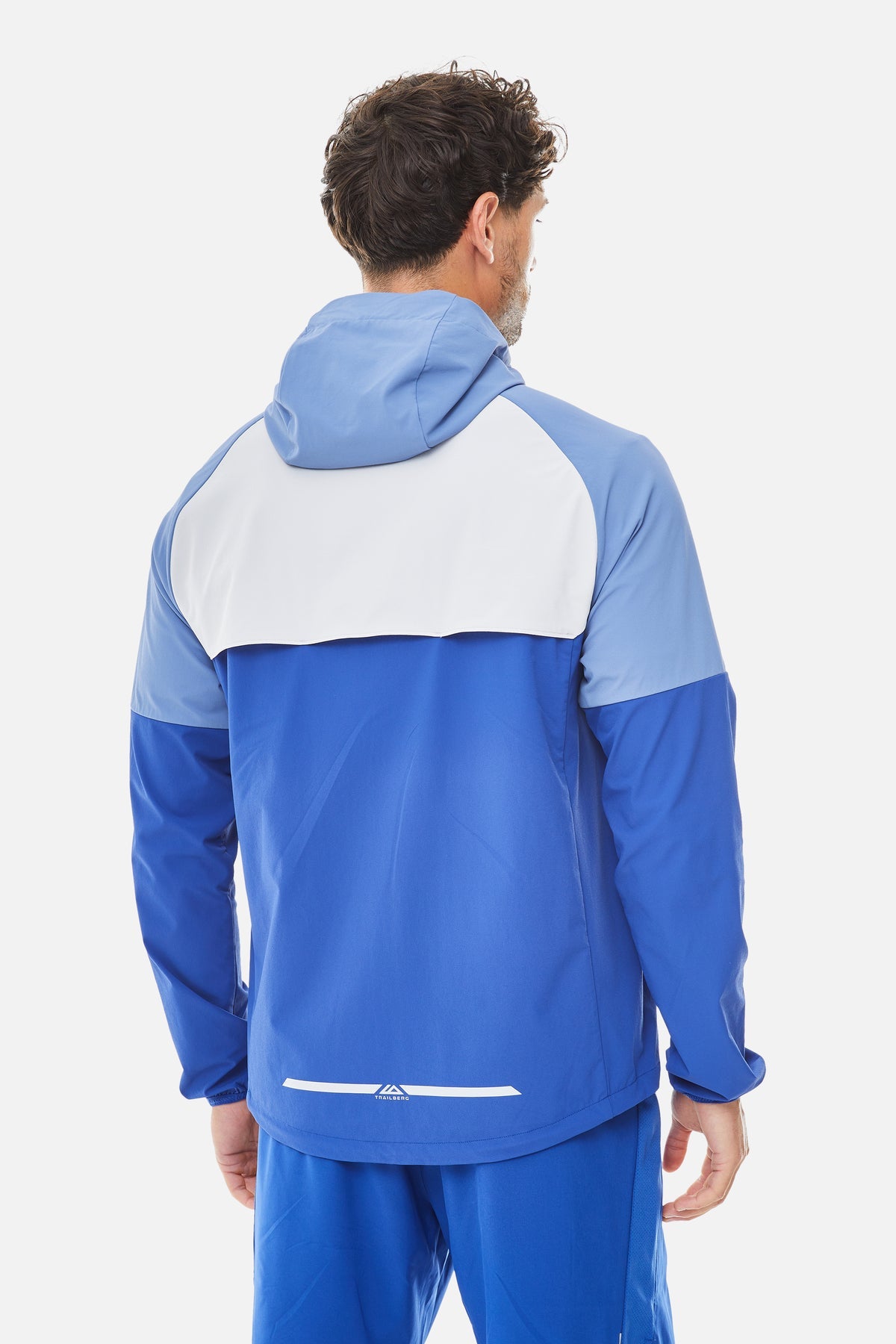 Trailberg Vista Windbreaker - Space Blue / Blue Essence / Pixel Grey