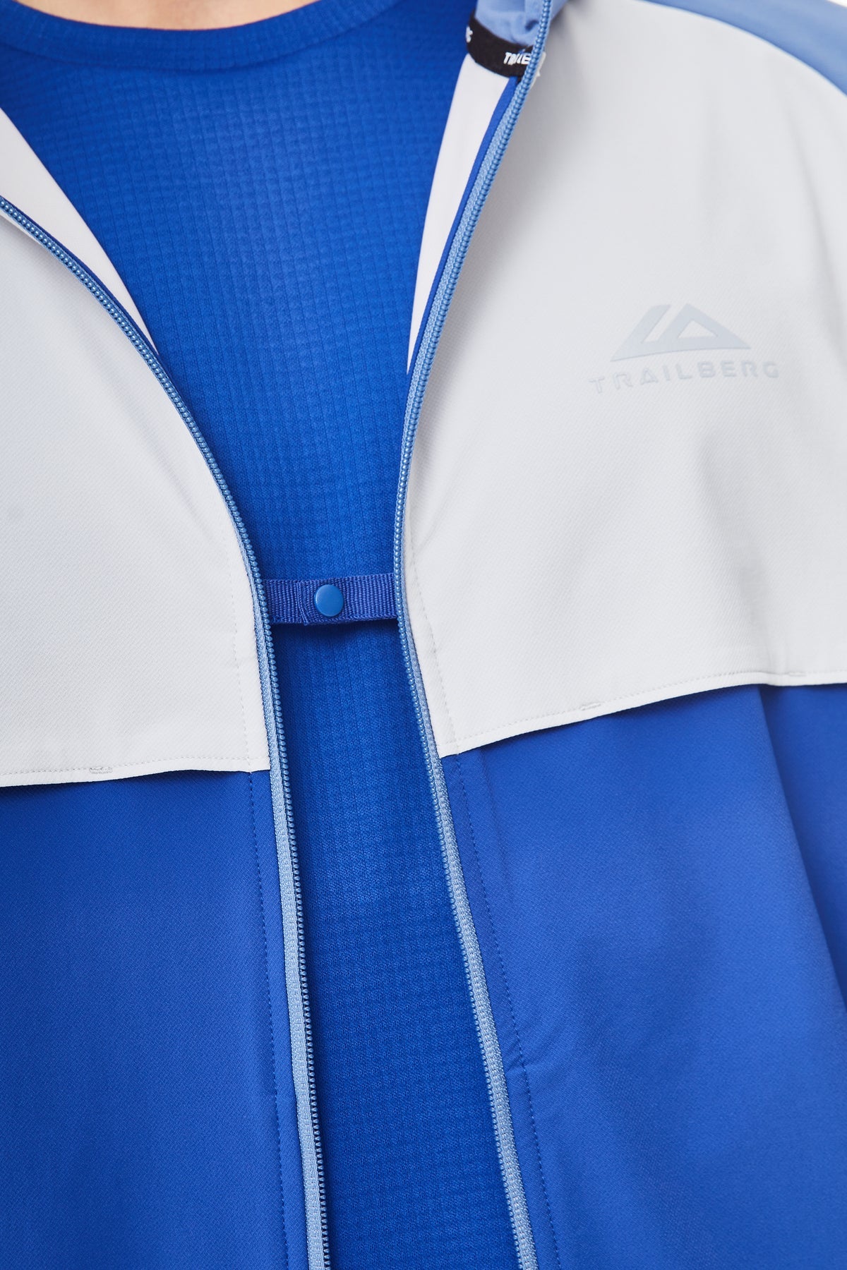 Trailberg Vista Windbreaker - Space Blue / Blue Essence / Pixel Grey
