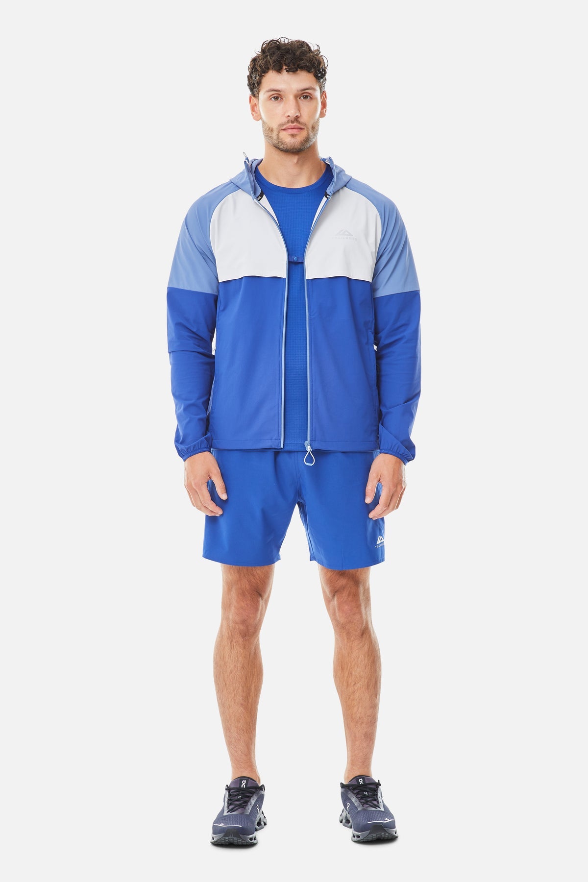 Trailberg Vista Windbreaker - Space Blue / Blue Essence / Pixel Grey
