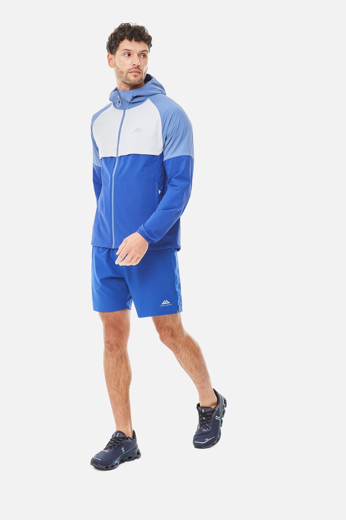 Trailberg Vista Windbreaker - Space Blue / Blue Essence / Pixel Grey