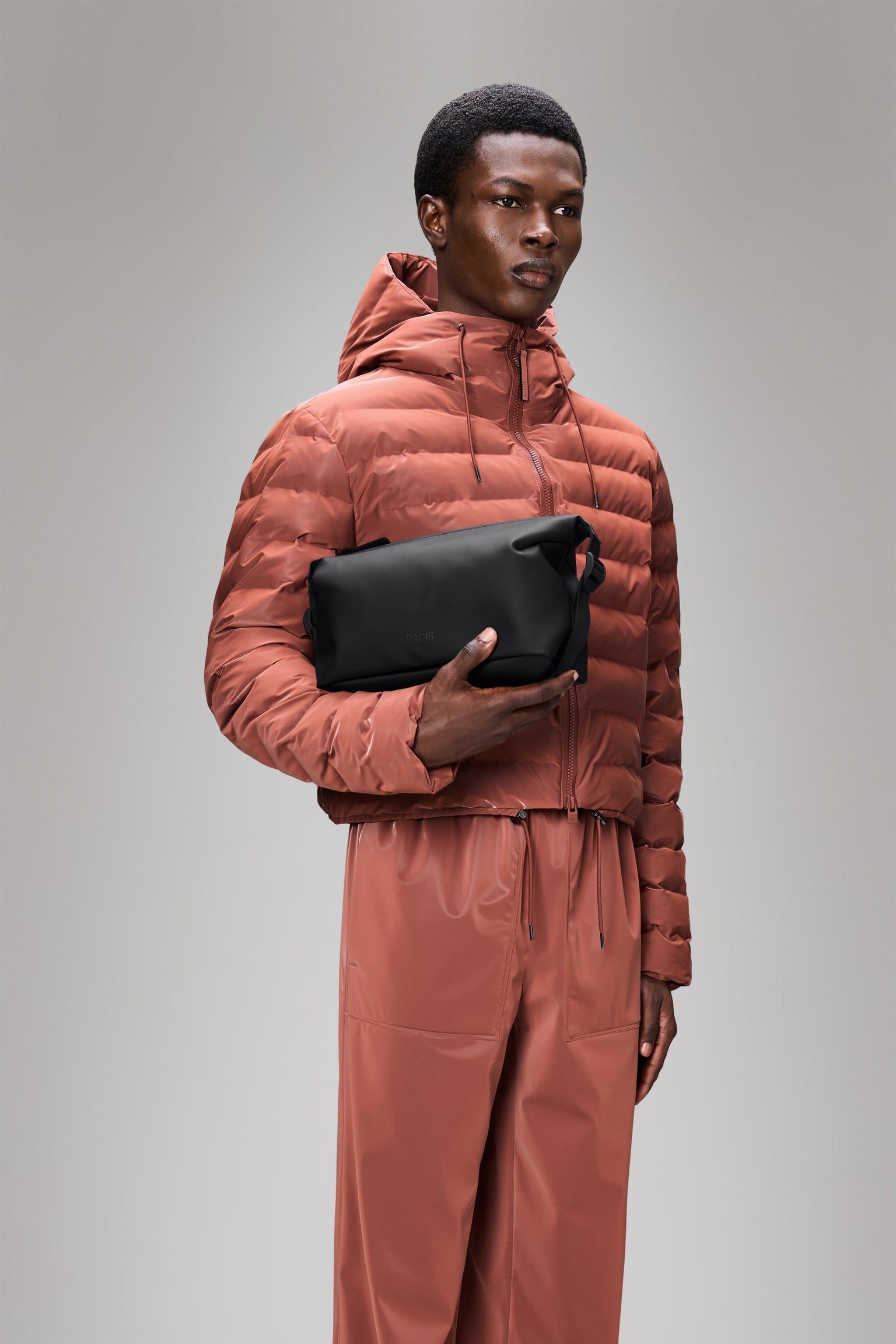 Rains Hilo Wash Bag - Black