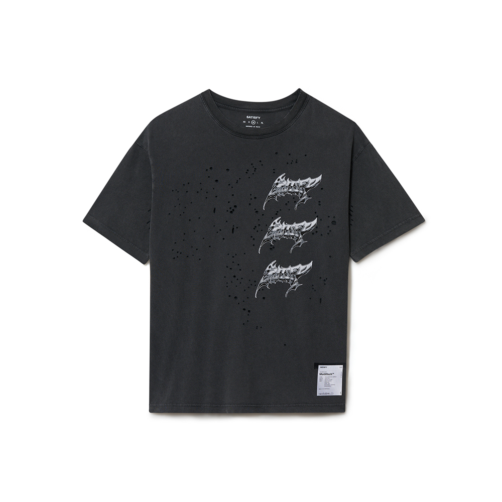 Satisfy MothTech T-Shirt - Aged Black