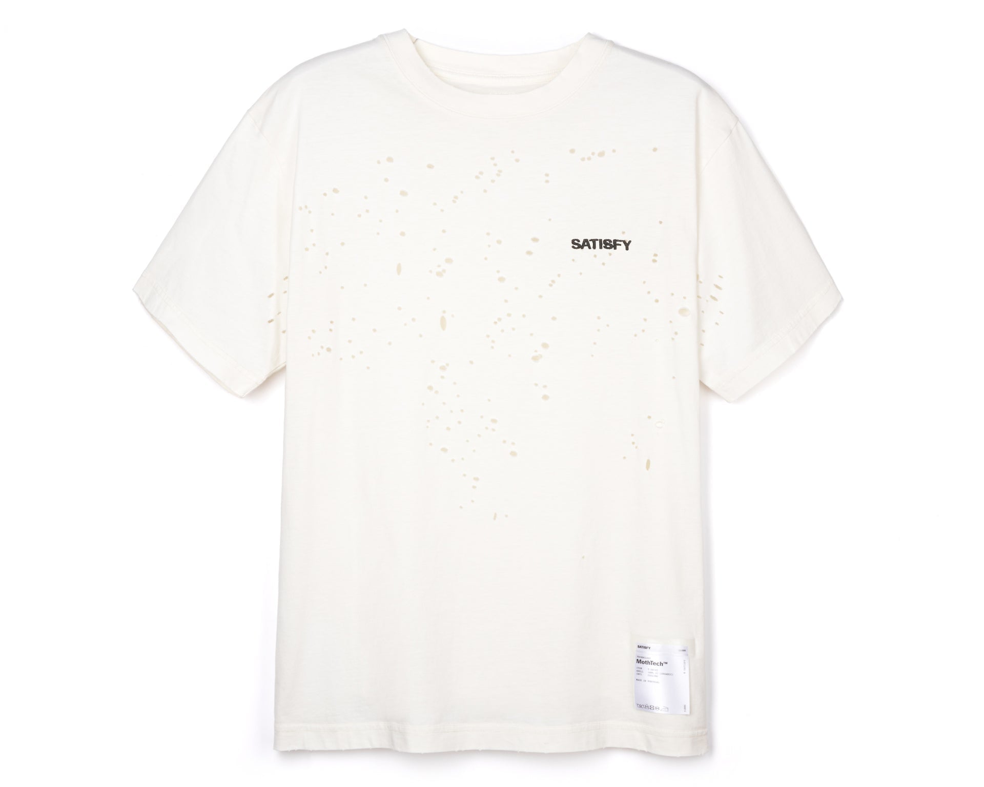 Satisfy MothTech T-Shirt Off White