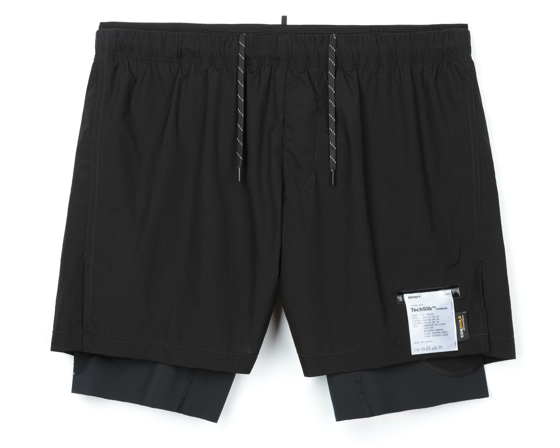 Satisfy TechSilk Cordura 8” Shorts - Black