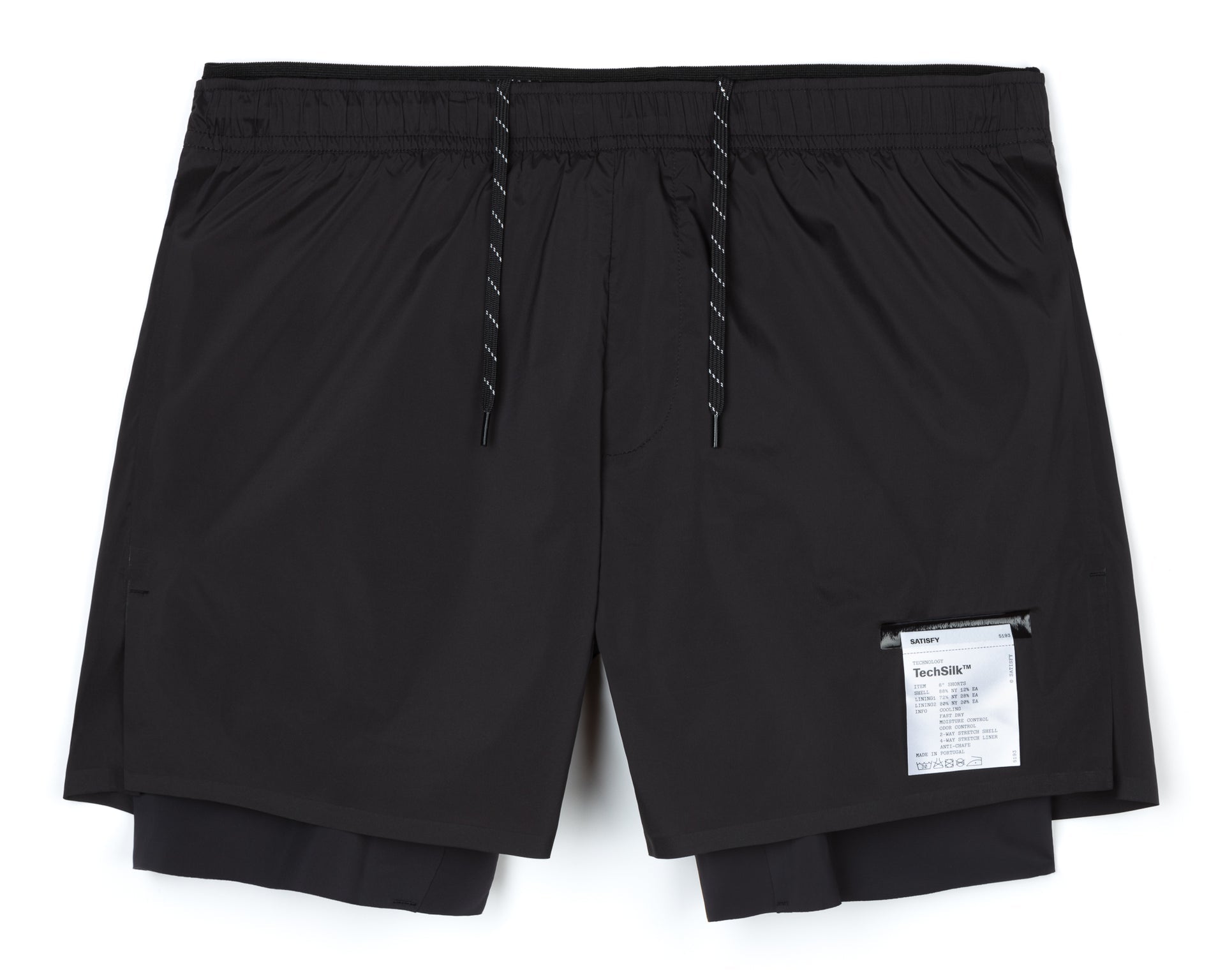 Satisfy TechSilk 8” Shorts - Black