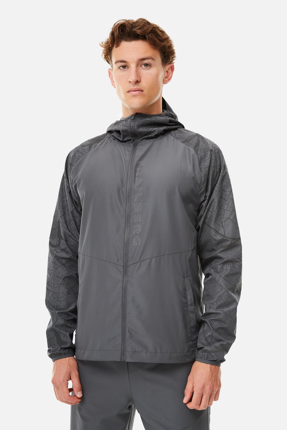 Trailberg AW24 Geneva Windbreaker - Charcoal Grey