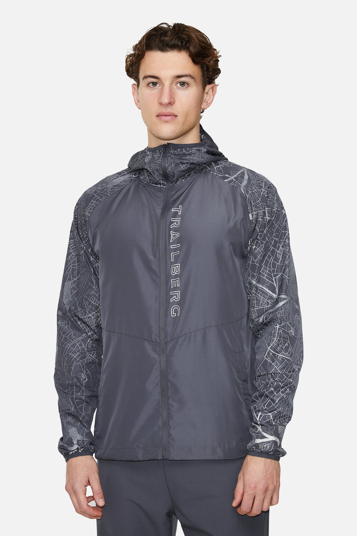 Trailberg AW24 Geneva Windbreaker - Charcoal Grey