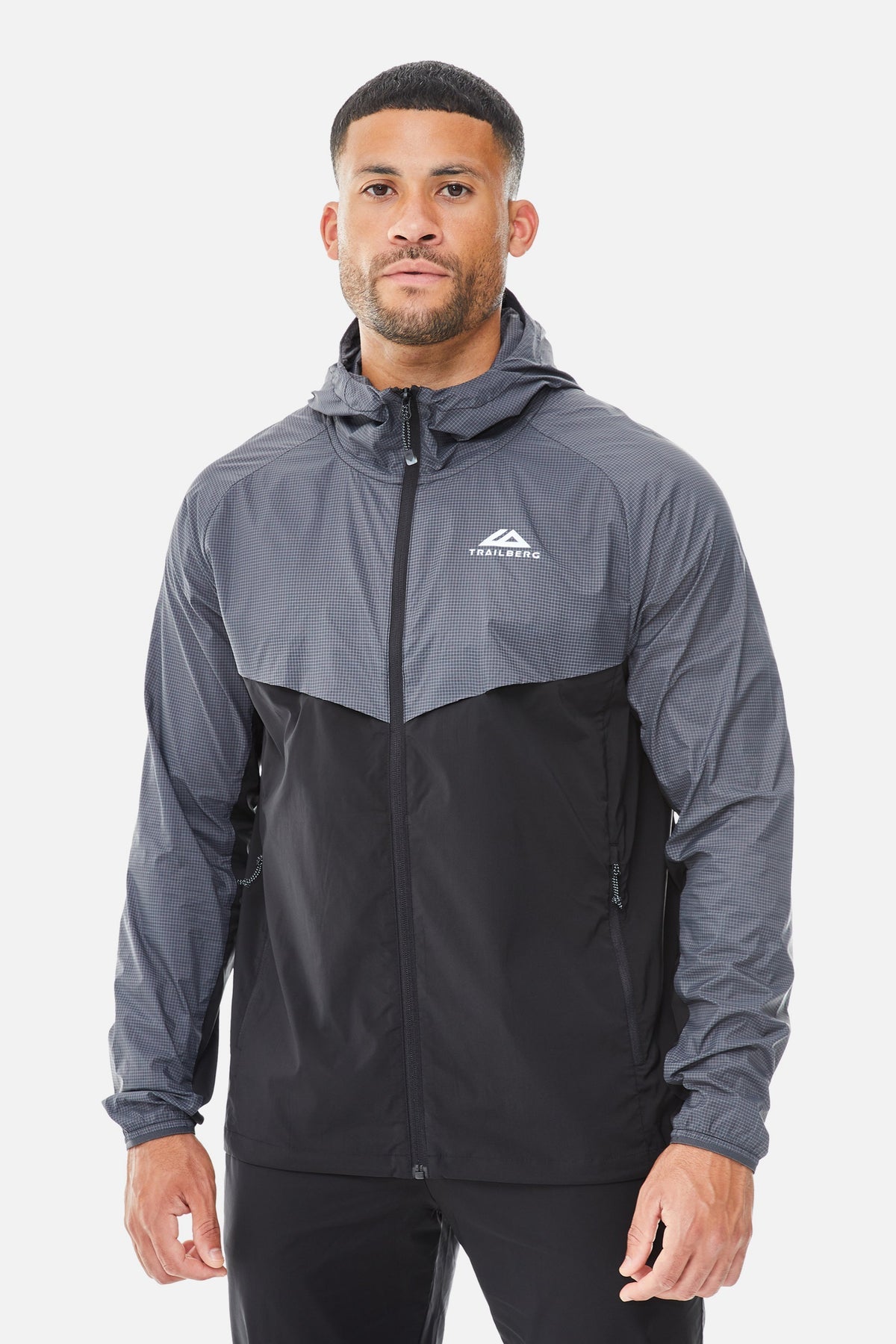 Trailberg Rapid Grid 2.0 Windbreaker - Black/Volcano Grey
