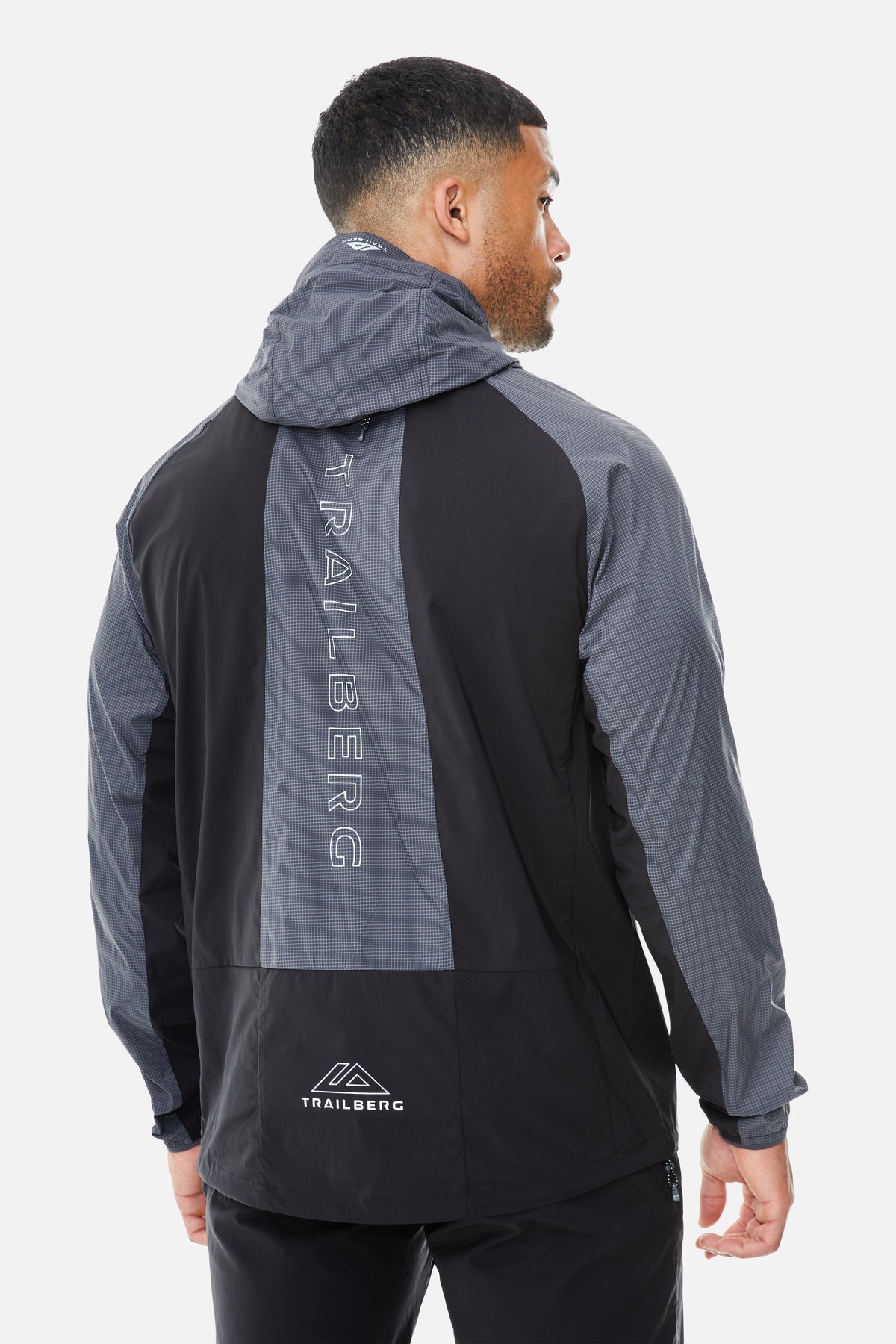 Trailberg Rapid Grid 2.0 Windbreaker - Black/Volcano Grey