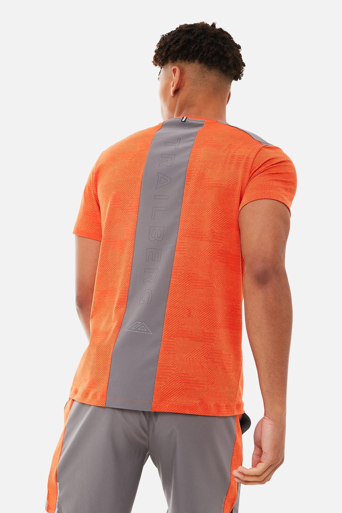 Trailberg AW24 Dimension Tee - Orange/Grey