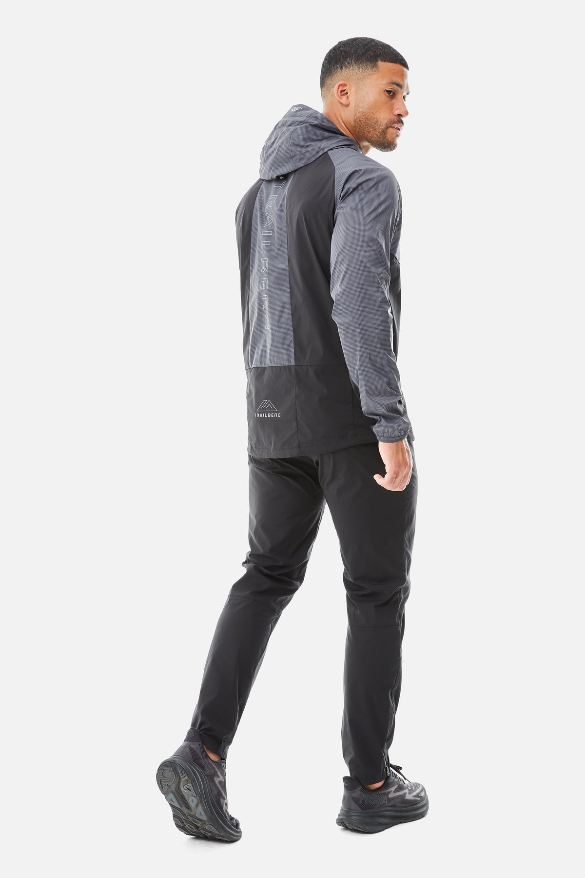 Trailberg Rapid Grid 2.0 Windbreaker - Black/Volcano Grey