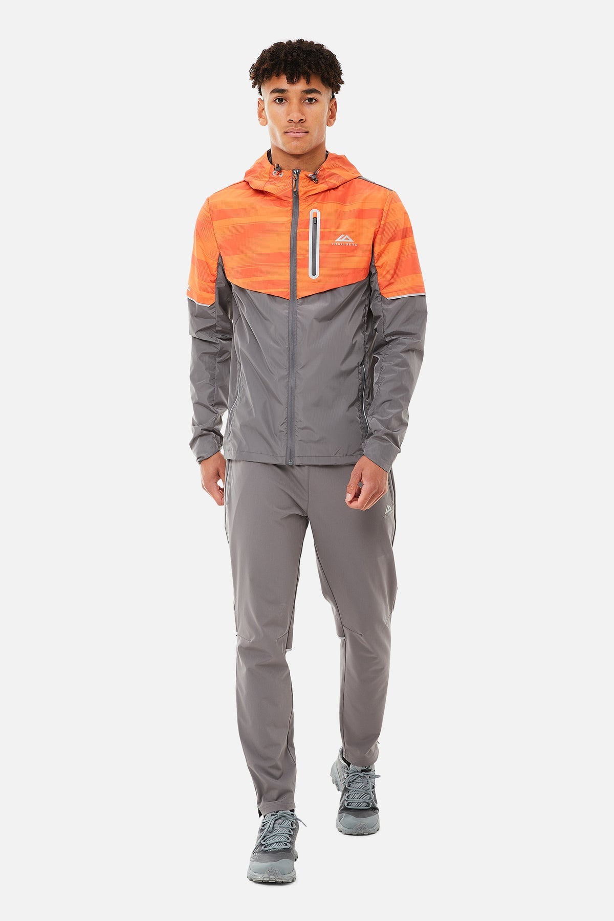 Trailberg AW24 Dimension Windbreaker - Orange/Grey