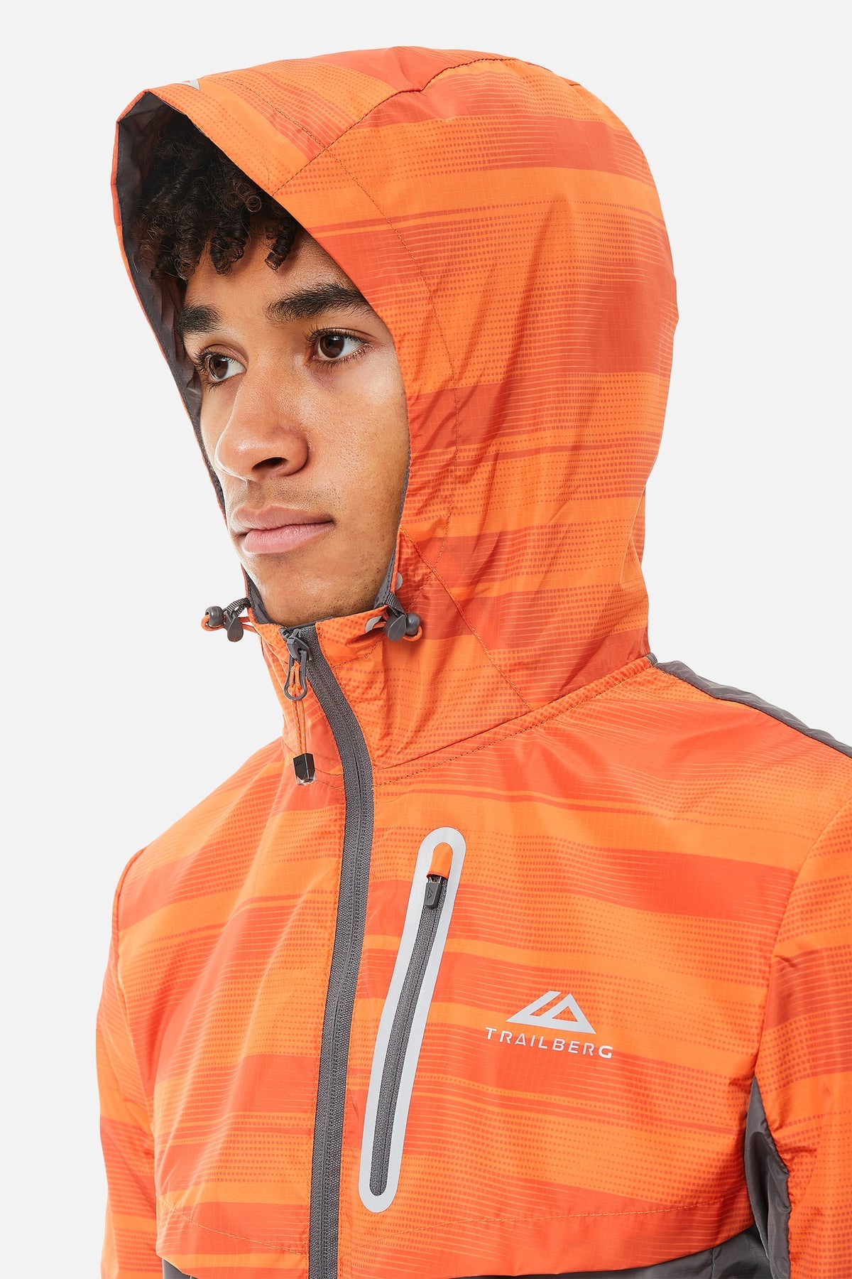Trailberg AW24 Dimension Windbreaker - Orange/Grey