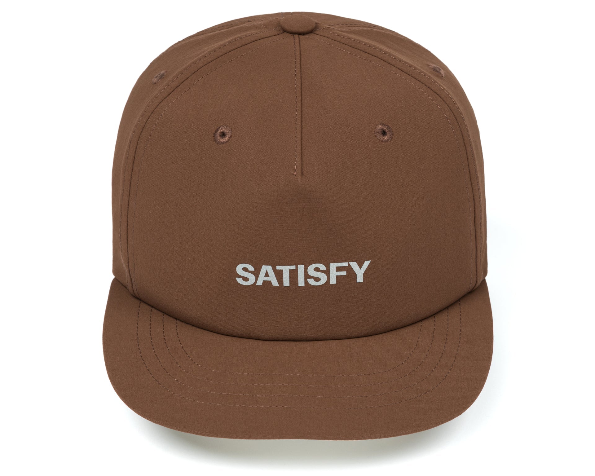 Satisfy PeaceShell 5-Panel Pinch Cap Brown