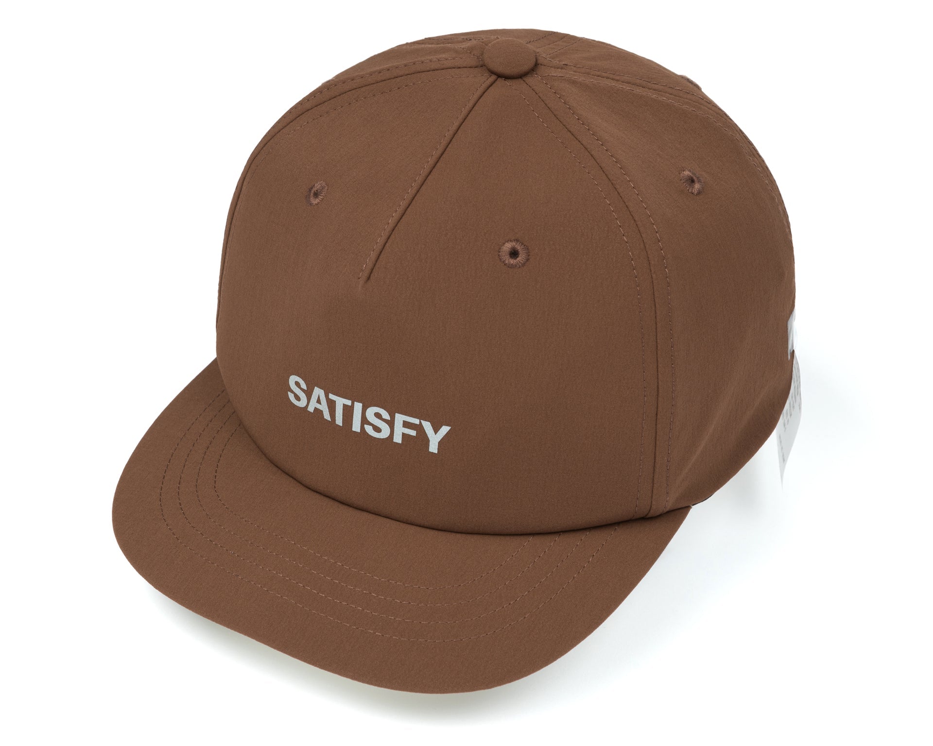 Satisfy PeaceShell 5-Panel Pinch Cap Brown