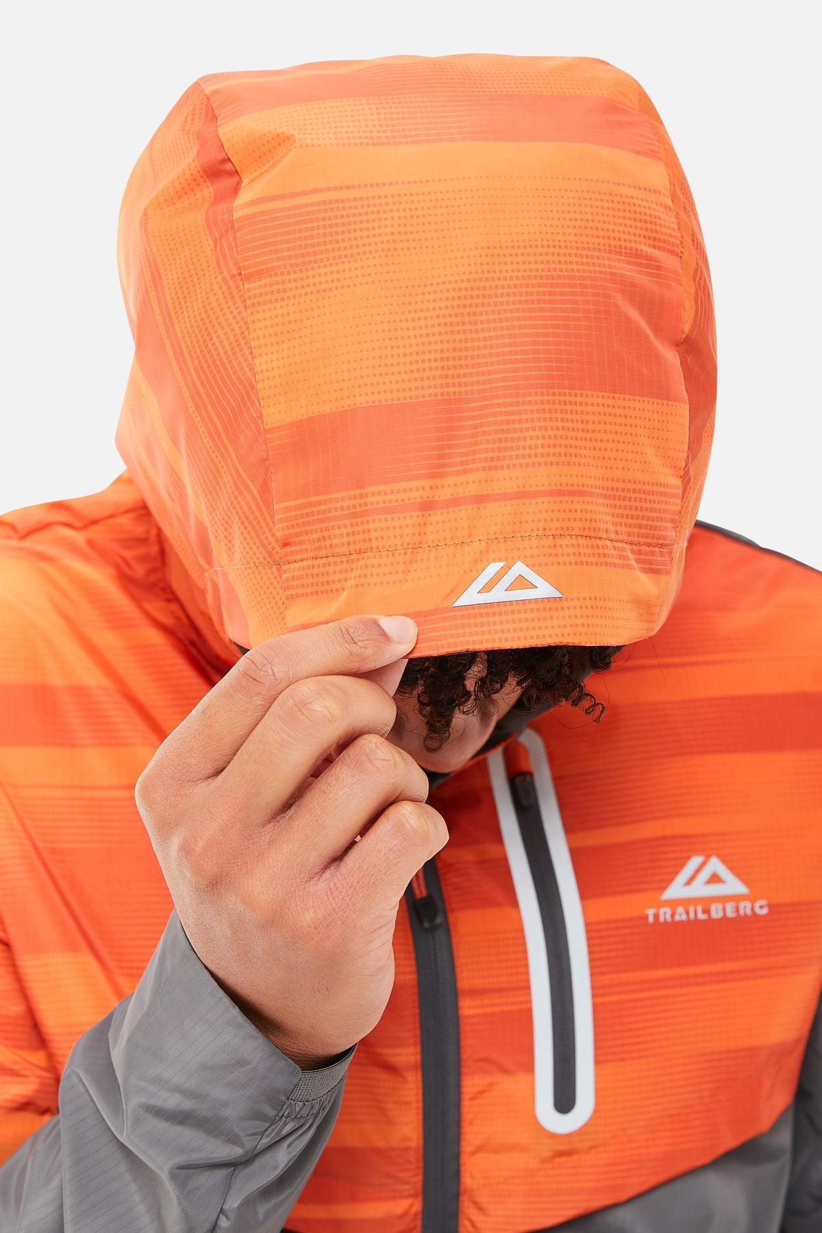 Trailberg AW24 Dimension Windbreaker - Orange/Grey