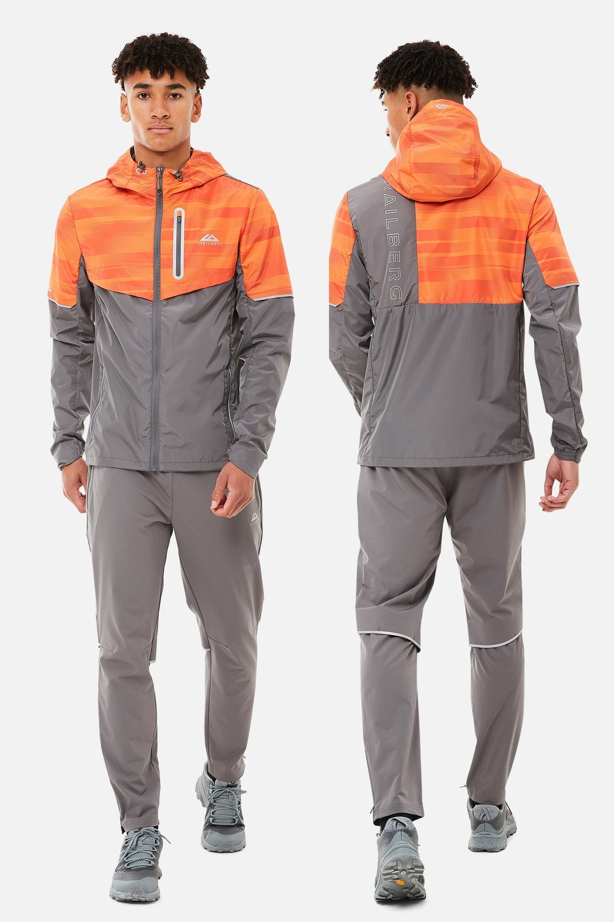 Trailberg AW24 Dimension Tracksuit Orange/Grey