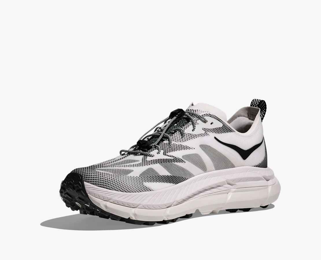 Hoka Stealth/Tech Mafate Speed 4 Lite - White/Black