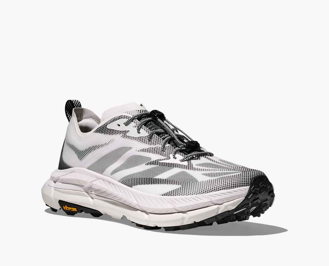 Hoka Stealth/Tech Mafate Speed 4 Lite - White/Black