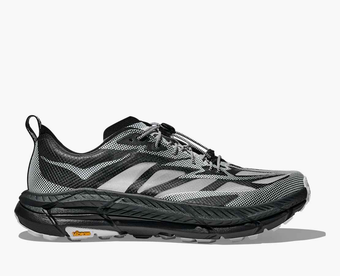 Hoka Stealth/Tech Mafate Speed 4 Lite - Black/White