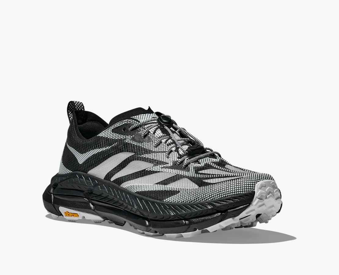 Hoka Stealth/Tech Mafate Speed 4 Lite - Black/White