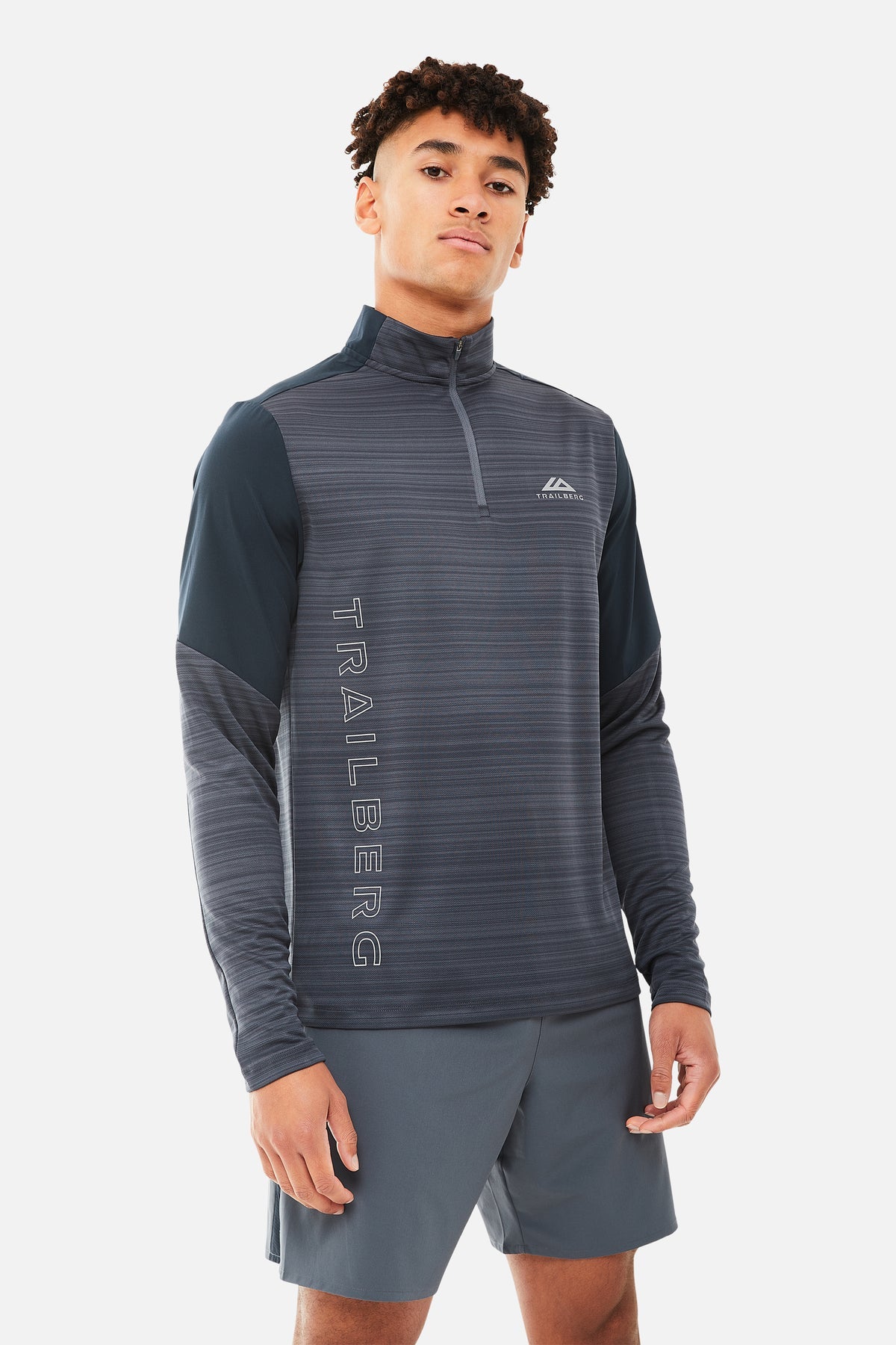 Trailberg AW24 Triathlon Quarter Zip - Ombre Blue