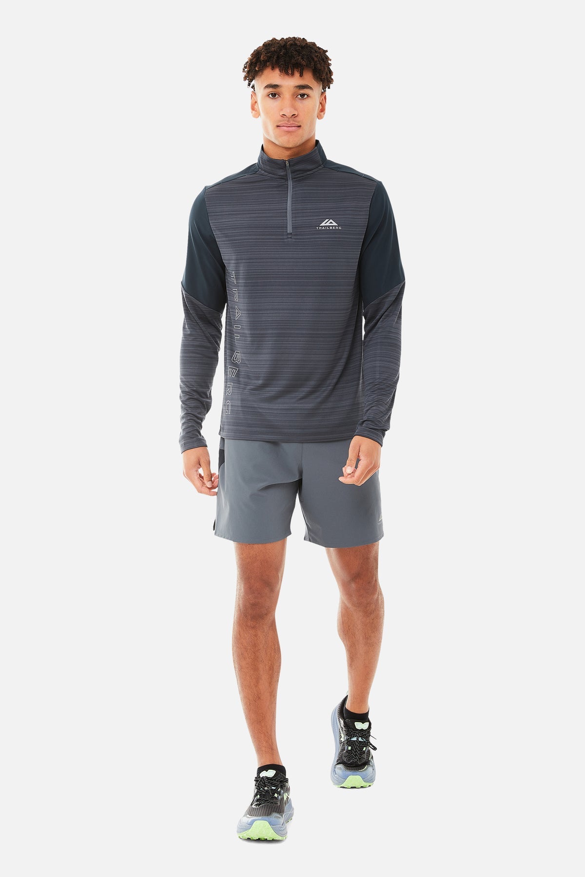 Trailberg AW24 Triathlon Quarter Zip - Ombre Blue