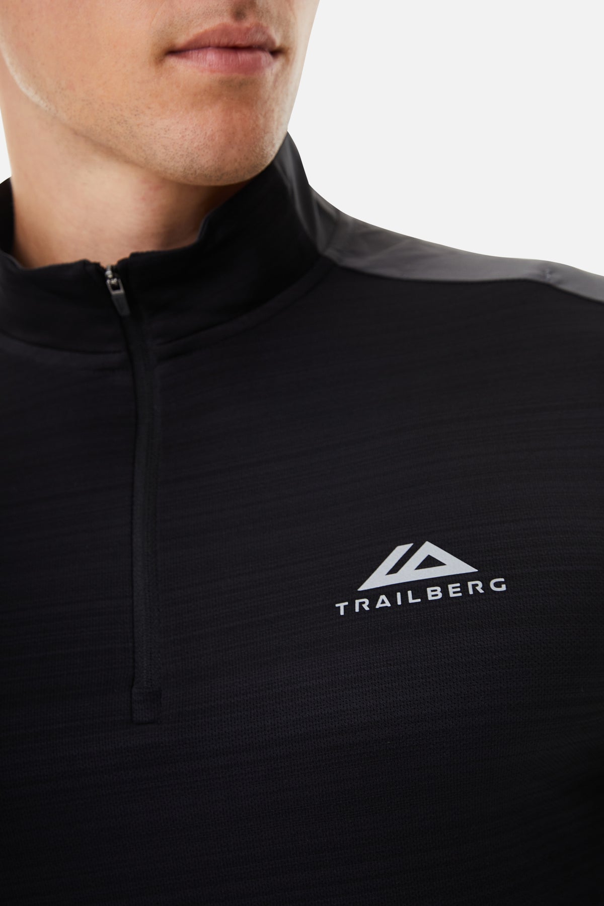 Trailberg AW24 Triathlon Quarter Zip - Black/Grey