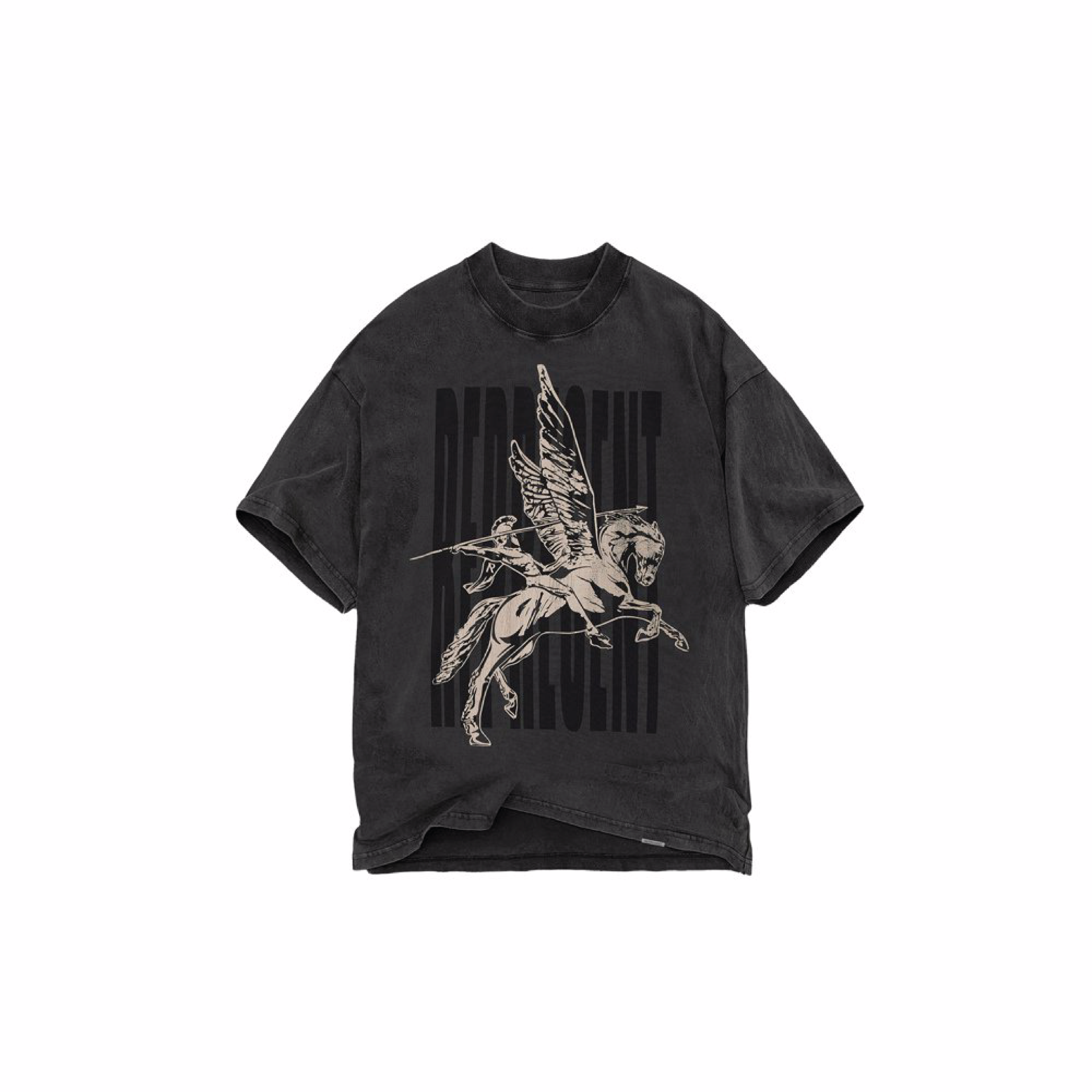 Represent Spirits Mascot T-Shirt - Aged Black